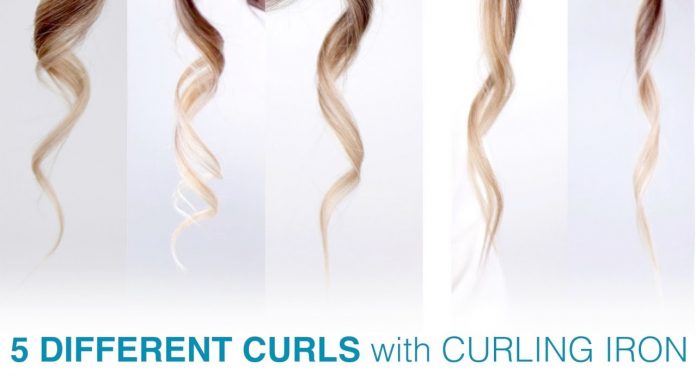 How to curl hair with flat iron