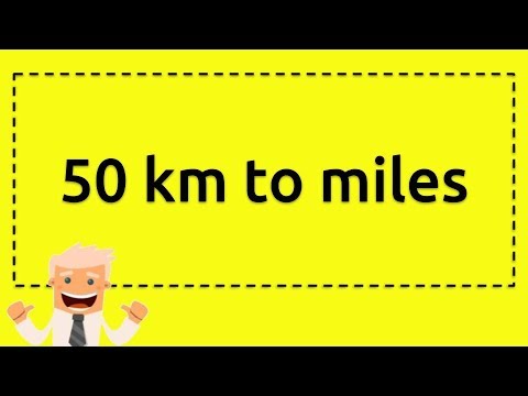 50 km to miles